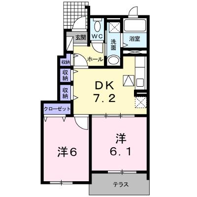 カーサ・セレーノＣ 102【管理NO：1-016168701-01020】 ★家具家電は申し込み後に搬入します★ ★2026年09月上旬入居可能★の外観画像