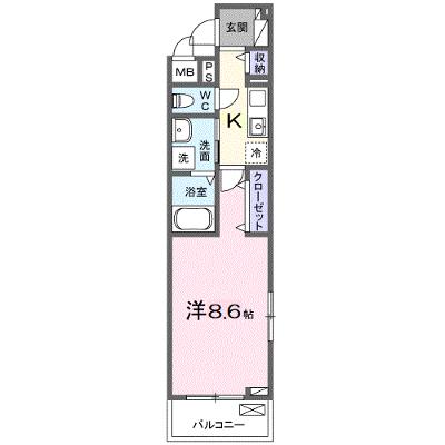 サニー・ブライト　大門 301【管理NO：1-027737501-03010】 ★家具家電は申し込み後に搬入します★ ★2026年08月下旬入居可能★の外観画像