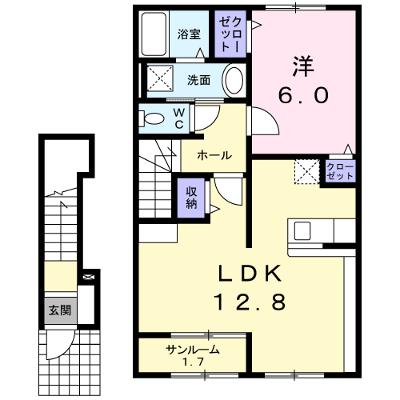 ソレアードコスタ 202【管理NO：1-019552801-02020】 ★家具家電は申し込み後に搬入します★の外観画像