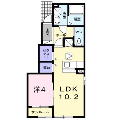 クレイドル 101【管理NO：1-017254801-01010】 ★家具家電は申し込み後に搬入します★ ★2026年09月上旬入居可能★の外観画像