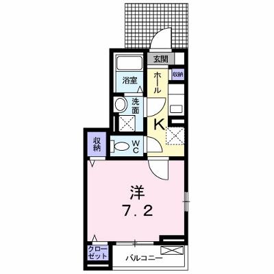 パークサイド仲田 101【管理NO：1-023650101-01010】 ★家具家電は申し込み後に搬入します★ ★2026年10月中旬入居可能★の外観画像