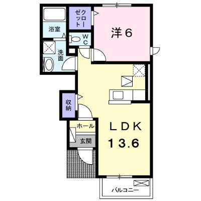 エアリー 103【管理NO：1-018843501-01030】 ★家具家電は申し込み後に搬入します★の外観画像