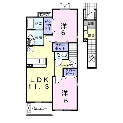 アルバソーレＴ 201【管理NO：1-013629401-02010】 ★家具家電は申し込み後に搬入します★ ★2026年12月中旬入居可能★の外観画像