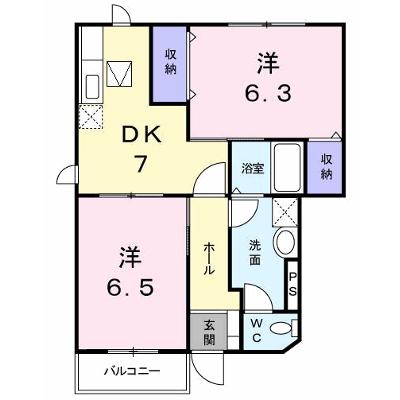 ドゥーソレールⅠ 101【管理NO：1-012079001-01010】 ★家具家電は申し込み後に搬入します★の外観画像