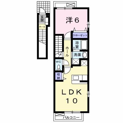 ウィスティリアⅠ 201【管理NO：1-013331101-02010】 ★家具家電は申し込み後に搬入します★の外観画像
