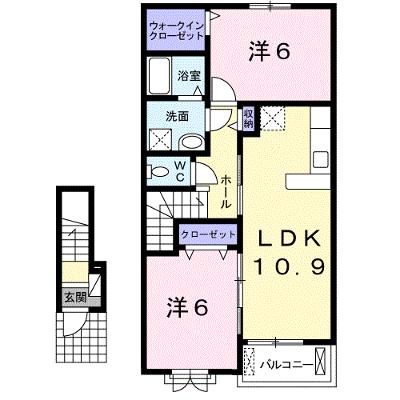 シャロームＫ 205【管理NO：1-024463301-02040】 ★家具家電は申し込み後に搬入します★の外観画像