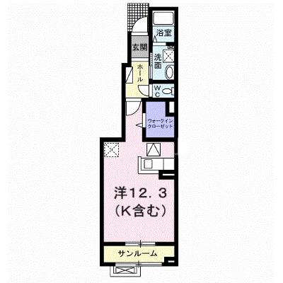 コリーヌＢ 102【管理NO：1-024752602-01020】 ★家具家電は申し込み後に搬入します 2026年08月上旬入居可能の外観画像