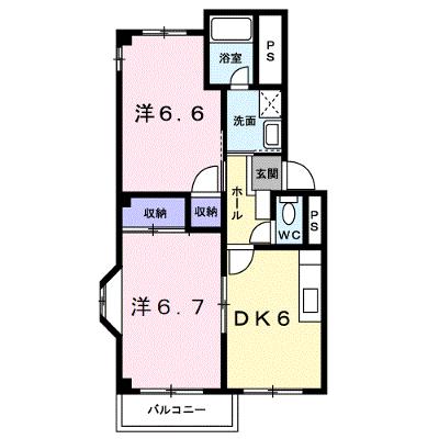 エスポワール２　Ａ棟 204【管理NO：1-007231201-02040】 ★家具家電は申し込み後に搬入します★ ★2026年10月中旬入居可能★の外観画像