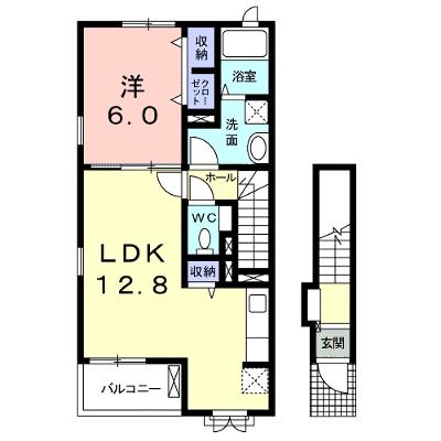 ソレアード連坊 201【管理NO：1-018723001-02010】 ★家具家電は申し込み後に搬入します 2026年07月下旬入居可能の外観画像