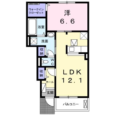 プラシードＳＫⅡ 103【管理NO：1-022651802-01030】 ★家具家電は申し込み後に搬入します★ ★2026年08月下旬入居可能★の外観画像