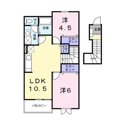 ノエルエスポワールＢ 203【管理NO：1-011337601-02030】 ★家具家電は申し込み後に搬入します★の外観画像