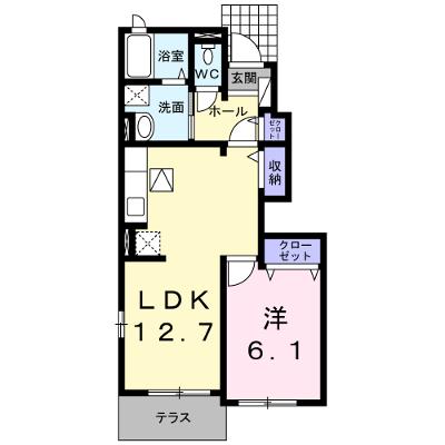グランデ・マーカスＣ 105【管理NO：1-017031003-01040】 ★家具家電は申し込み後に搬入します 2026年08月下旬入居可能の外観画像