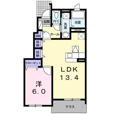 ラフィネ　トロワ 102【管理NO：1-015282801-01020】 ★家具家電は申し込み後に搬入します 2026年08月中旬入居可能の外観画像
