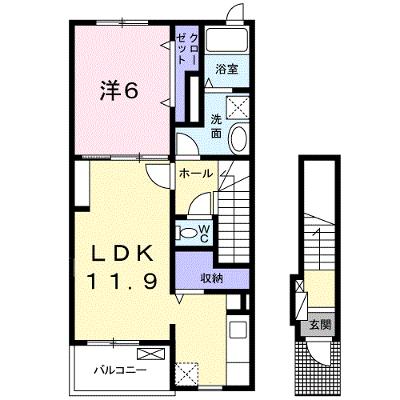 ＬＩＡＮＧＥ 202【管理NO：1-020242801-02020】 ★家具家電は申し込み後に搬入します★ ★2026年09月上旬入居可能★の外観画像