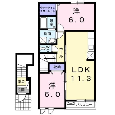 リジエルＢ 202【管理NO：1-017832202-02020】 ★家具家電は申し込み後に搬入します 2026年08月下旬入居可能の外観画像