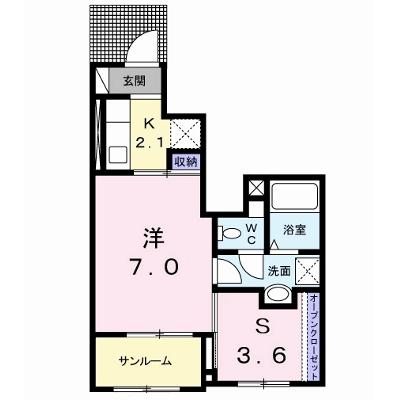 Ｃａｓａ　Ｆｅｌｉｃｅ 102【管理NO：1-023314301-01020】 ★家具家電は申し込み後に搬入します★の外観画像