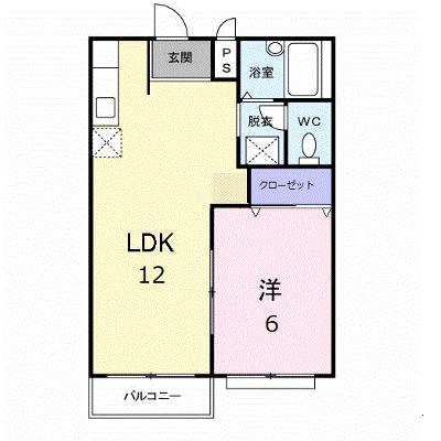 エルディム山口 203【管理NO：1-003468401-02030】 ★家具家電は申し込み後に搬入します 2026年08月下旬入居可能の外観画像