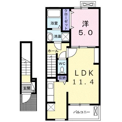 サカエノーブル 202【管理NO：1-021561401-02020】 ★家具家電は申し込み後に搬入しますの外観画像