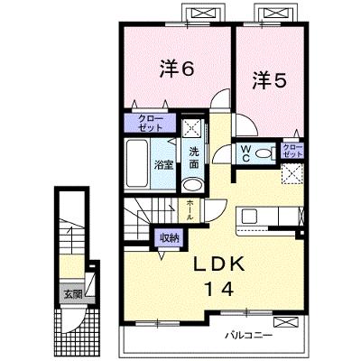 グレイス　Ⅲ 203【管理NO：1-027424003-02030】 ★家具家電は申し込み後に搬入します 2026年08月下旬入居可能の外観画像