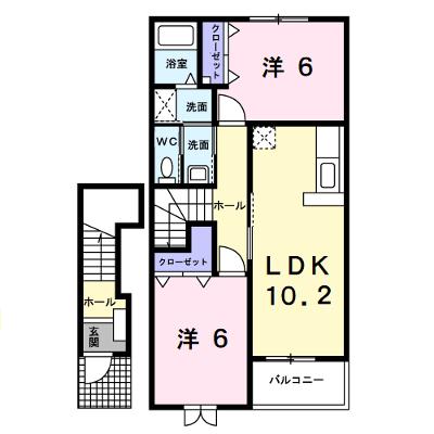 フィオーレ・アツタ 203【管理NO：1-013961201-02030】 ★家具家電は申し込み後に搬入します 2026年08月下旬入居可能の外観画像