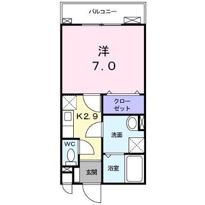 ベル　ミーユ 105【管理NO：1-014213601-01050】 ★家具家電は申し込み後に搬入します 2026年08月下旬入居可能の外観画像