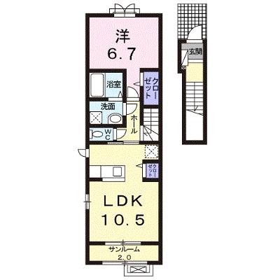 シャインパーク 205【管理NO：1-018768301-02050】 ★家具家電は申し込み後に搬入します★の外観画像