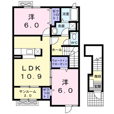 メイク・レジェンドＡ 203【管理NO：1-015460801-02030】 ★家具家電は申し込み後に搬入します 2026年08月上旬入居可能の外観画像