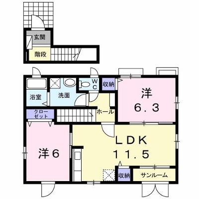ヴェニーレ・プント 201【管理NO：1-016130401-02010】 ★家具家電は申し込み後に搬入します★の外観画像