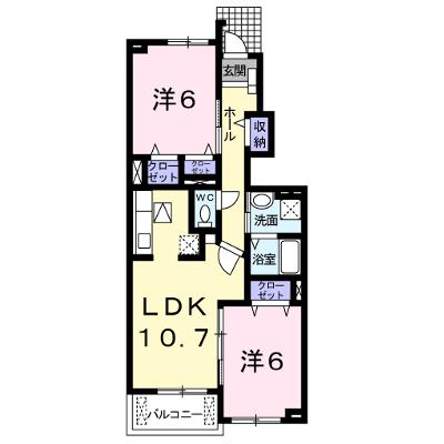 サンライズ・ヴィラ　Ⅰ 104【管理NO：1-015694501-01040】 ★家具家電は申し込み後に搬入します 2026年08月中旬入居可能の外観画像