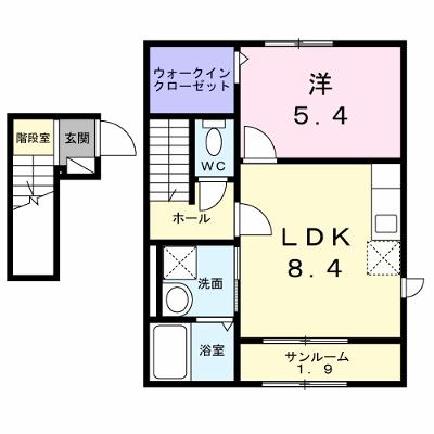プラシード　エイワン 201【管理NO：1-028647601-02010】 ★家具家電は申し込み後に搬入します★ ★2026年12月上旬入居可能★の外観画像