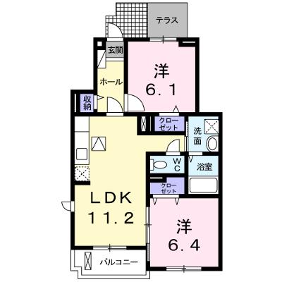 けやきフォレスト 103【管理NO：1-023121501-01030】 ★家具家電は申し込み後に搬入します★ ★2026年08月下旬入居可能★の外観画像