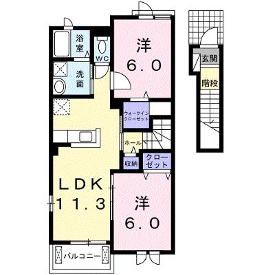ファスプラージュＢ 203【管理NO：1-020718902-02030】 ★家具家電は申し込み後に搬入します 2026年09月中旬入居可能の外観画像