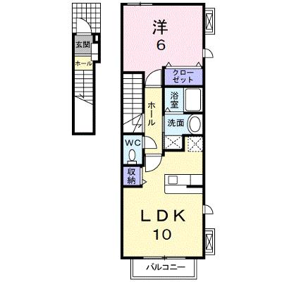 ルミエール 201【管理NO：1-017089301-02010】 ★家具家電は申し込み後に搬入します 2026年08月下旬入居可能の外観画像