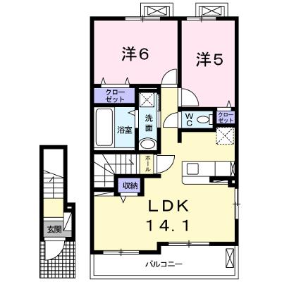 カーサ・ビアンカ 201【管理NO：1-024153501-02010】 ★家具家電は申し込み後に搬入します 2026年07月下旬入居可能の外観画像