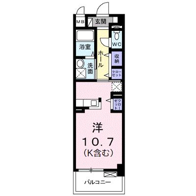 カラフル　ウェーブ 108【管理NO：1-017376801-01070】 ★家具家電は申し込み後に搬入します 2026年08月下旬入居可能の外観画像