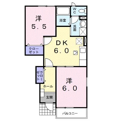 フィオーレⅠ 102【管理NO：1-012593801-01020】 ★家具家電は申し込み後に搬入します 2026年08月上旬入居可能の外観画像