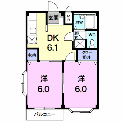 エルディム鷹丘 206【管理NO：1-003720201-02050】 ★家具家電は申し込み後に搬入します★の外観画像