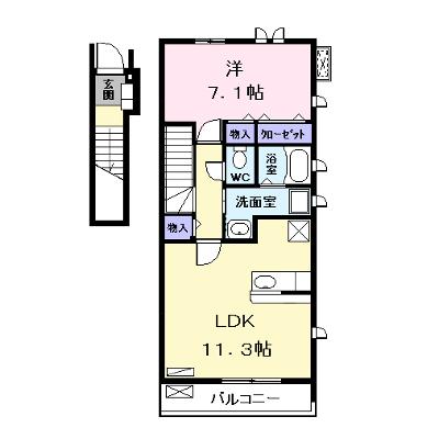 Ｄｉａ　Ｃｒａｎｅ　榮 201【管理NO：1-017273601-02010】 ★家具家電は申し込み後に搬入します 2026年09月上旬入居可能の外観画像