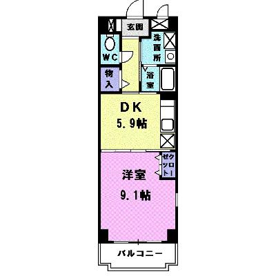 フィオーレ 301【管理NO：1-013639801-03010】 ★家具家電は申し込み後に搬入します 2026年08月下旬入居可能の外観画像