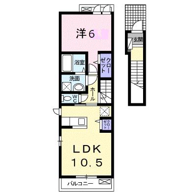 さらら 203【管理NO：1-021713501-02030】 ★家具家電は申し込み後に搬入します★ ★2026年08月上旬入居可能★の外観画像