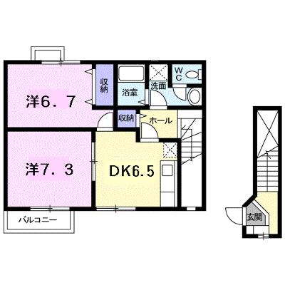 アヴァンガーデンⅤ 203【管理NO：1-009596501-02030】 ★家具家電は申し込み後に搬入します★の外観画像