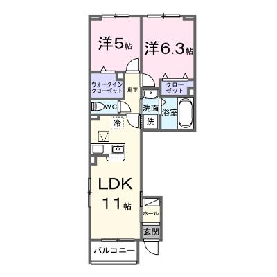 アッシャー 101【管理NO：1-028651601-01010】 ★家具家電は申し込み後に搬入します★ ★2026年09月上旬入居可能★の外観画像