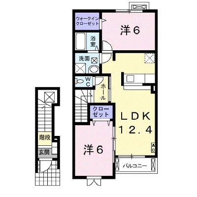 プライムコートＡ 202【管理NO：1-016766101-02020】 ★家具家電は申し込み後に搬入します 2026年08月下旬入居可能の外観画像