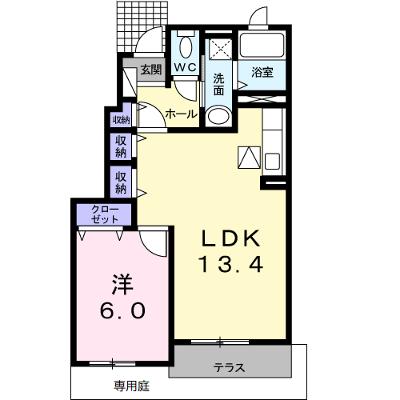 ユイマーレＢ 101【管理NO：1-015506602-01010】 ★家具家電は申し込み後に搬入します 2026年08月下旬入居可能の外観画像
