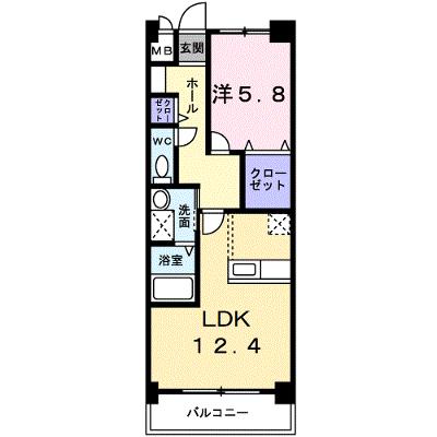 プリンセスガーデン本館 405【管理NO：1-012446101-04040】 ★家具家電は申し込み後に搬入します 2026年08月中旬入居可能の外観画像
