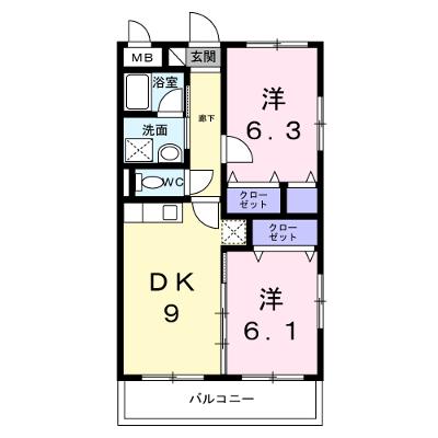 クレマチス 201【管理NO：1-099399501-02010】 ★家具家電は申し込み後に搬入します 2026年08月中旬入居可能の外観画像