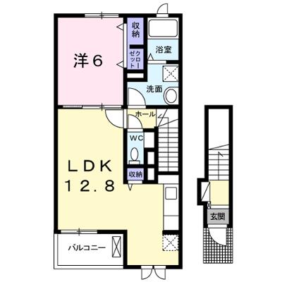ノートルメゾンⅡ 201【管理NO：1-022667301-02010】 ★家具家電は申し込み後に搬入します★の外観画像