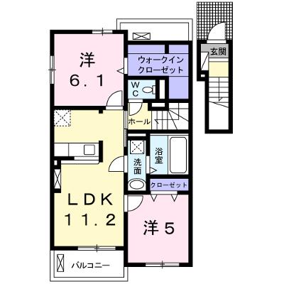 フリーデⅡ 202【管理NO：1-022951302-02020】 ★家具家電は申し込み後に搬入します 2026年09月中旬入居可能の外観画像