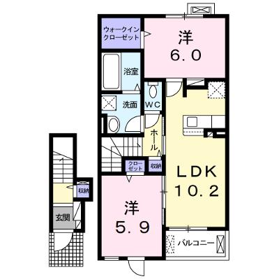 マイン　フリーデン 202【管理NO：1-025103601-02020】 ★家具家電は申し込み後に搬入します★の外観画像