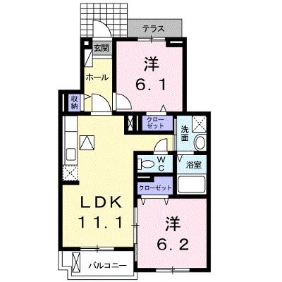 サンフェリスタⅡ 102【管理NO：1-017056601-01020】 ★家具家電は申し込み後に搬入します 2026年09月中旬入居可能の外観画像